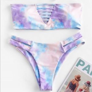 Zaful Tie Dye Bikini
